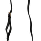 Chic Black Leather GLAM Crossbody Bag