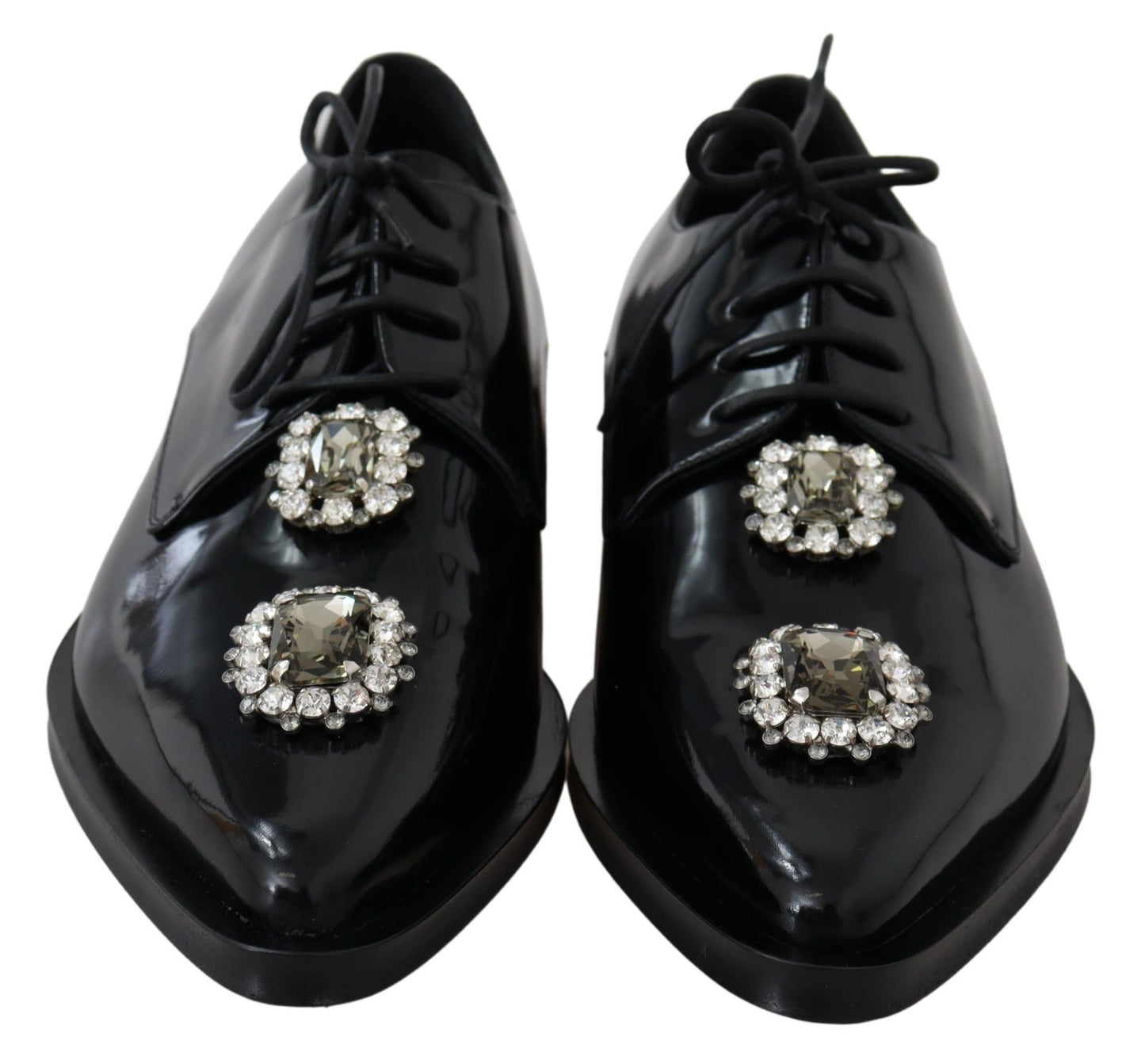 Crystal Embellished Derby Dress Shoes