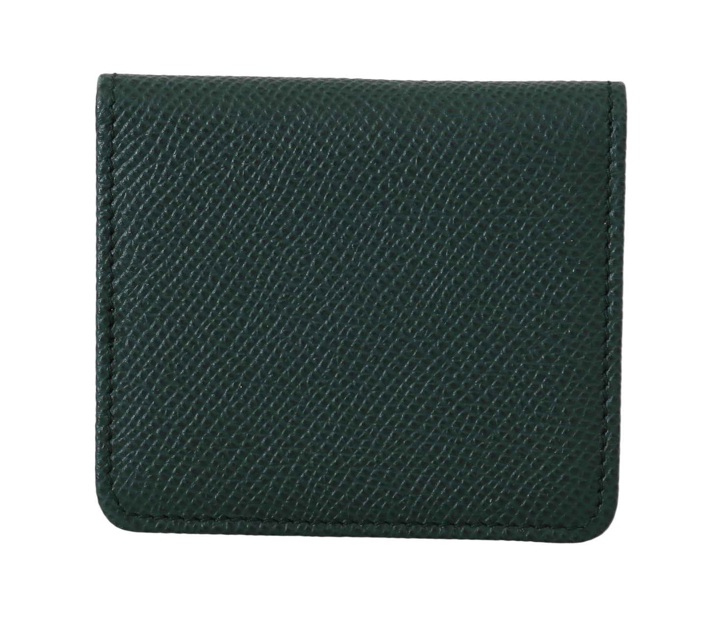 Elegant Green Leather Condom Case Wallet