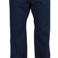 Blue Cotton Straight Fit Pants