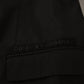 Elegant Taormina Black Cotton Blazer