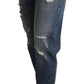 Chic Embroidered Boyfriend Fit Denim Jeans