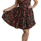 Elegant Floral Sheath Mini Dress