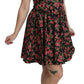 Elegant Floral Sheath Mini Dress