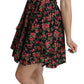 Elegant Floral Sheath Mini Dress