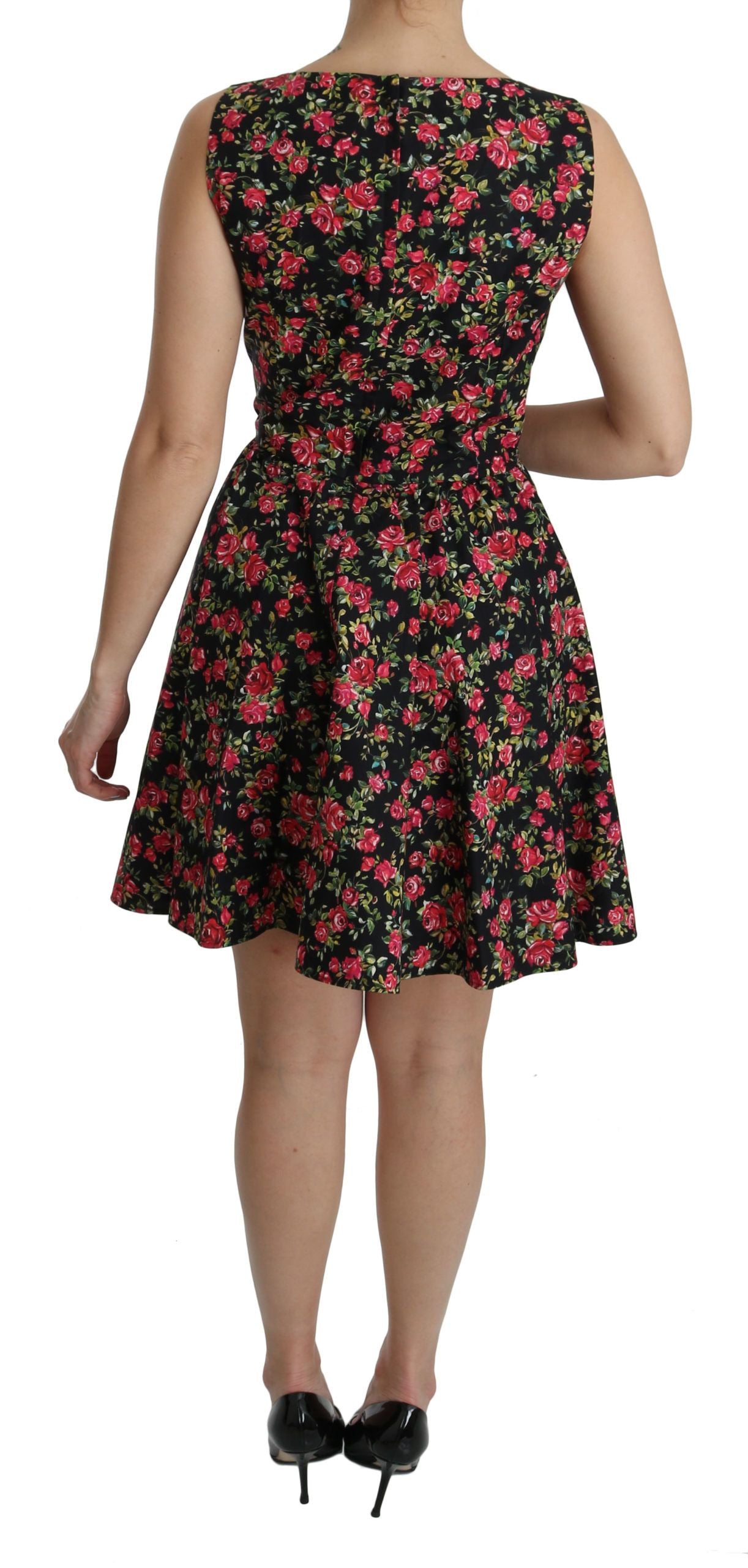 Elegant Floral Sheath Mini Dress