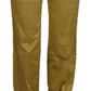 Elegant Gold Straight Fit Pants