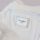 Chic White Denim Pants - Slim Fit Luxury Cotton Blend