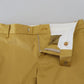 Elegant Gold Straight Fit Pants