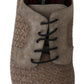 Elegant Brown Leather Derby Shoes