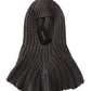 Gray 100% Cashmere Knitted Wrap One Size Scarf