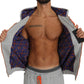 Elegant Gray Cotton Sweatsuit Ensemble