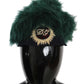 Green Fur DG Logo Embroidered Cloche Hat