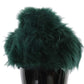Green Fur DG Logo Embroidered Cloche Hat