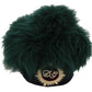 Green Fur DG Logo Embroidered Cloche Hat
