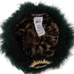 Green Fur DG Logo Embroidered Cloche Hat