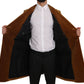 Chartreuse Elegance Double Breasted Trench Coat
