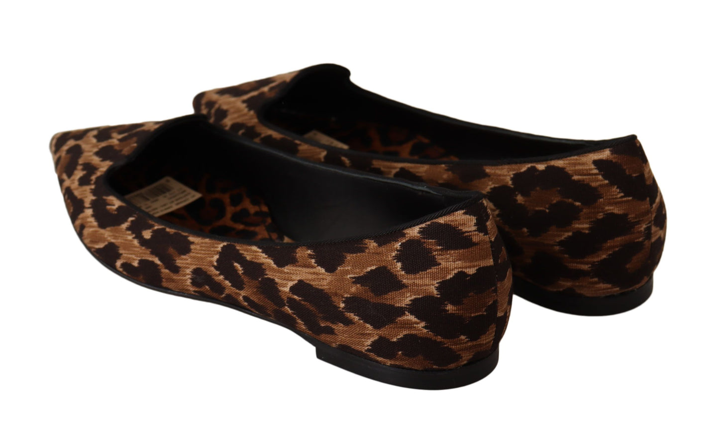 Chic Leopard Print Cotton Loafers