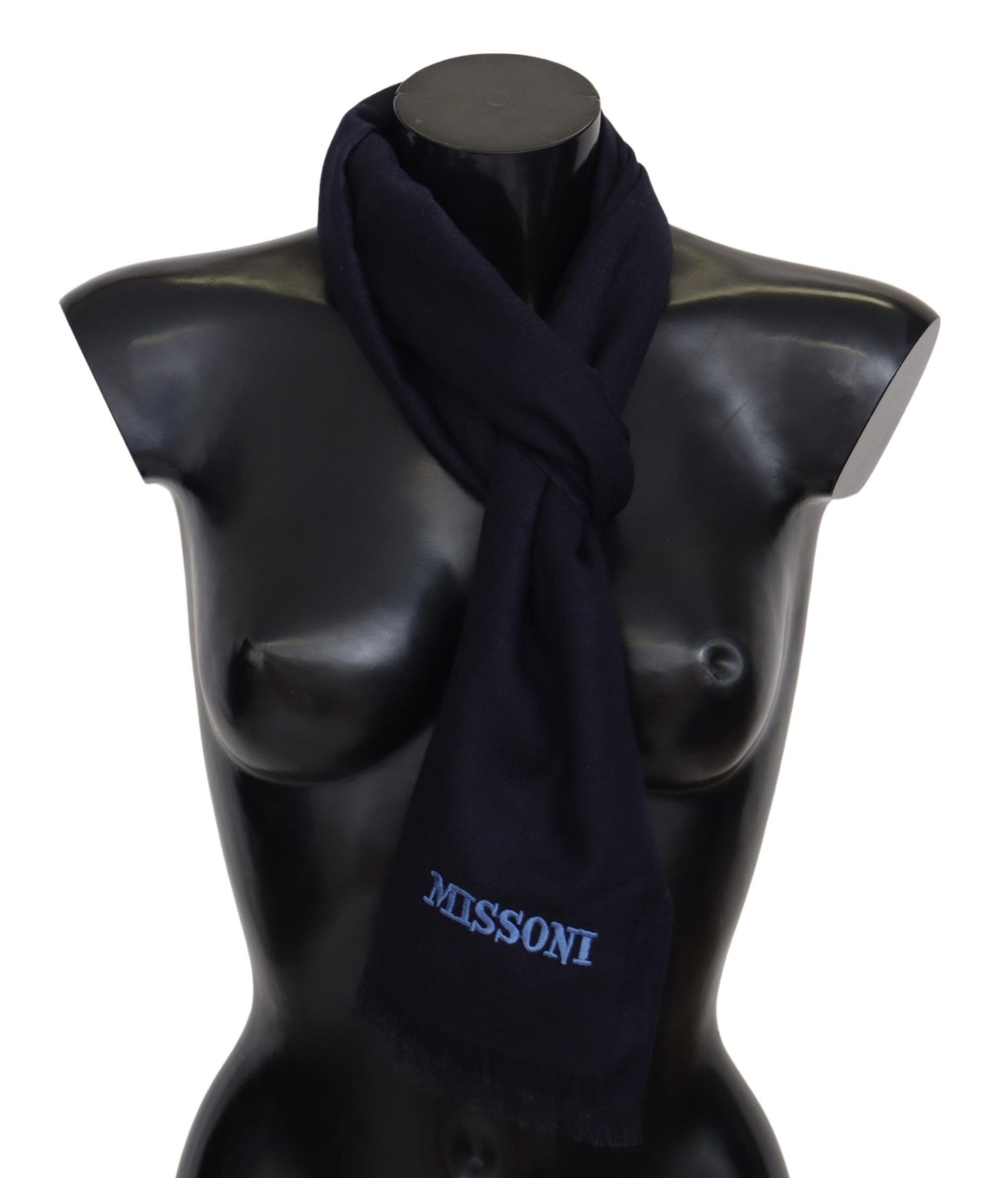 Elegant Cashmere Scarf with Signature Pattern