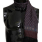 Elegant Silk Maroon Baroque Men's Scarf