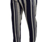 Elegant Striped Linen Pants for Men