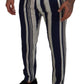 Elegant Striped Linen Pants for Men