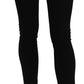 Chic Slim Fit Black Cropped Jeans