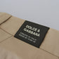 Brown Black Cotton Chino Men Pants