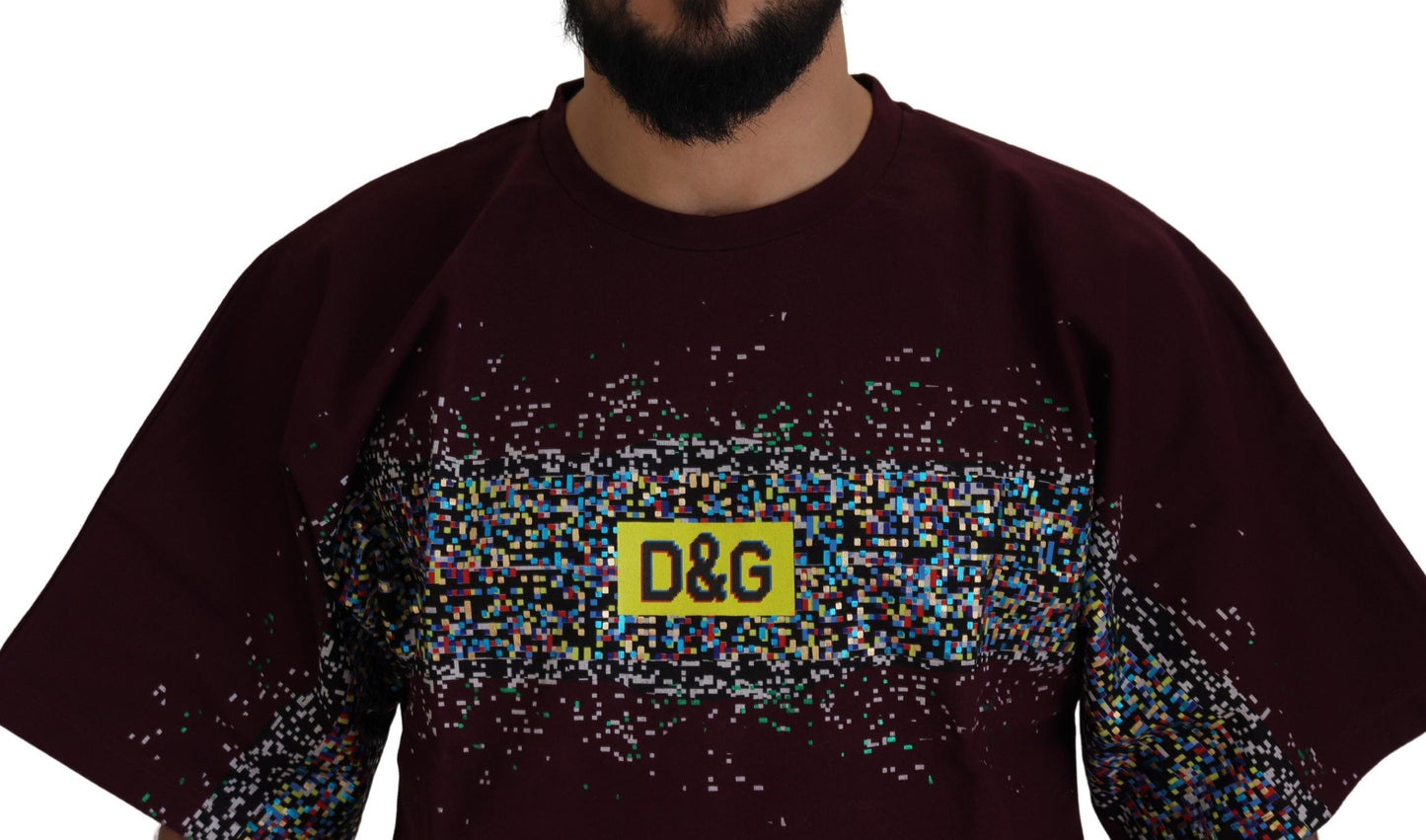 Bordeaux Crewneck Cotton Tee