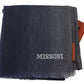 Chic Gray Wool Scarf with Signature Fringe