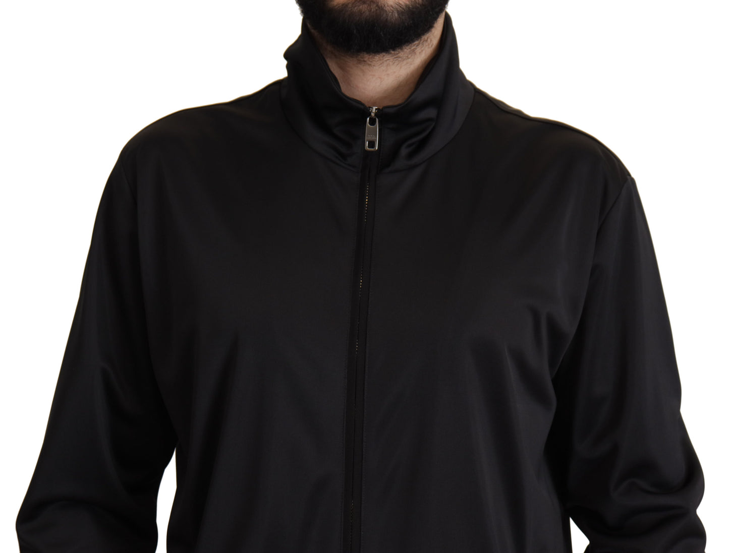 Black Full Zip Long Sleeve D.N.A Sports Sweater