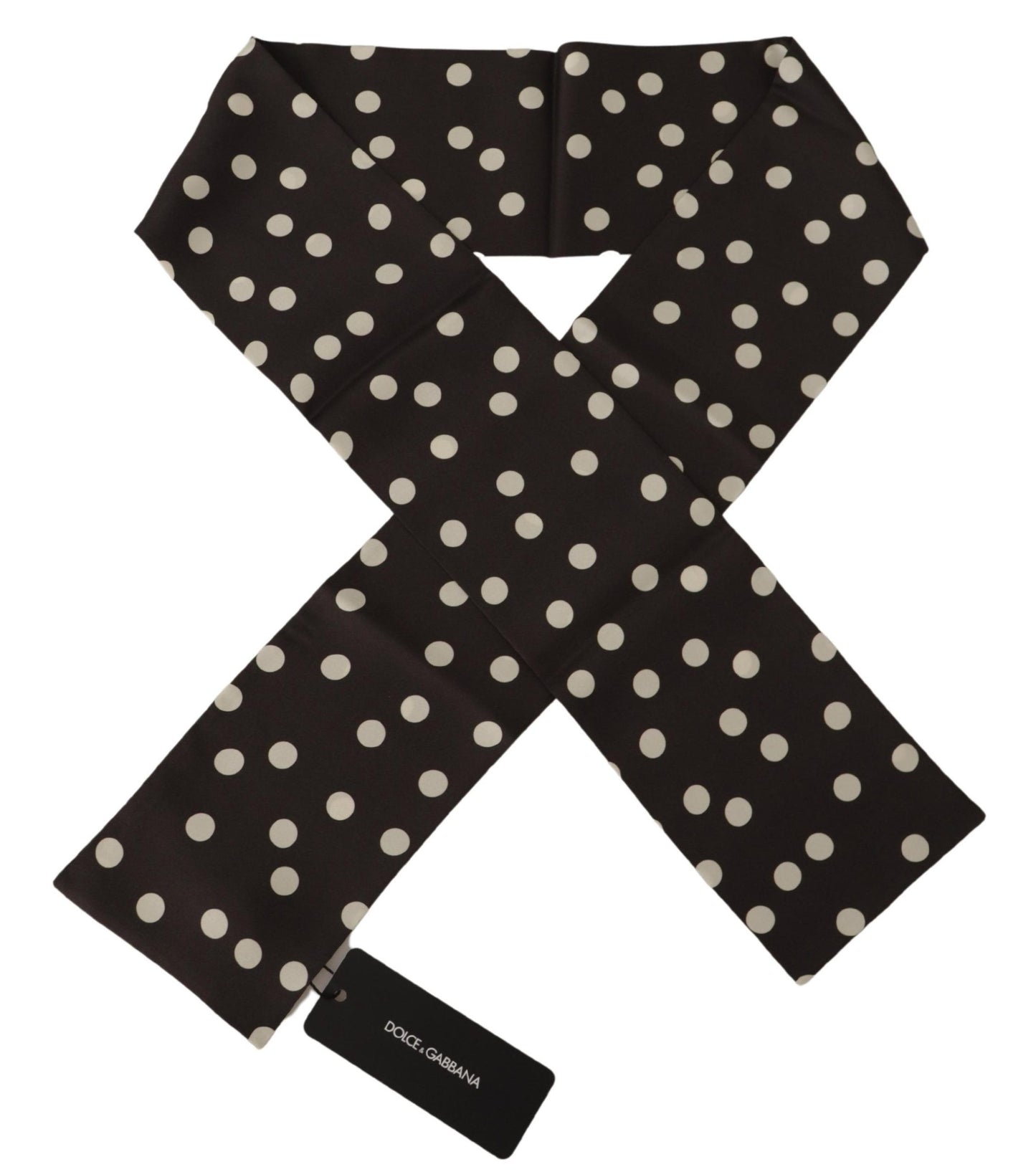 Elegant Polka Dot Silk Men's Scarf