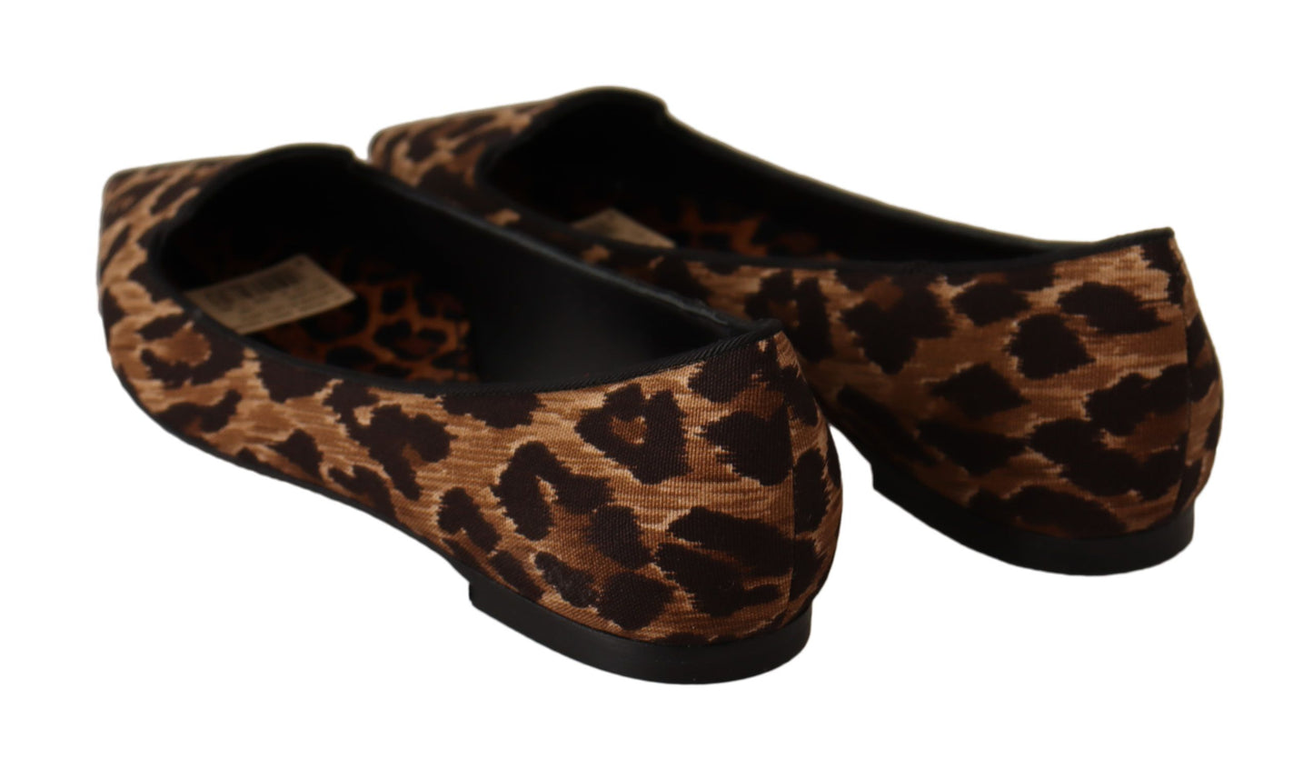 Exquisite Leopard Print Flats