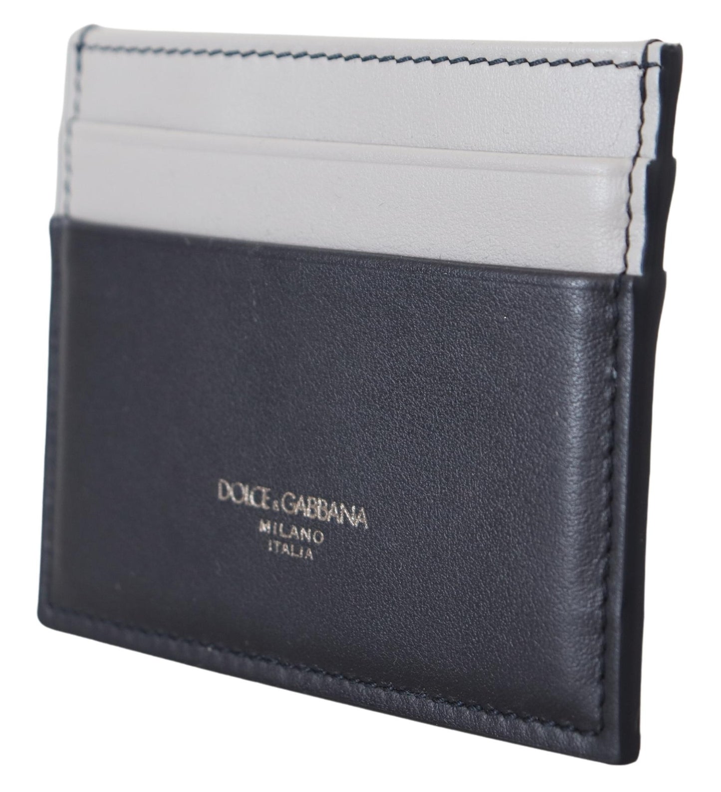 Elegant Two Tone Leather Cardholder