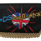 Elegant Black Leather Shoulder Bag with Gold Chain