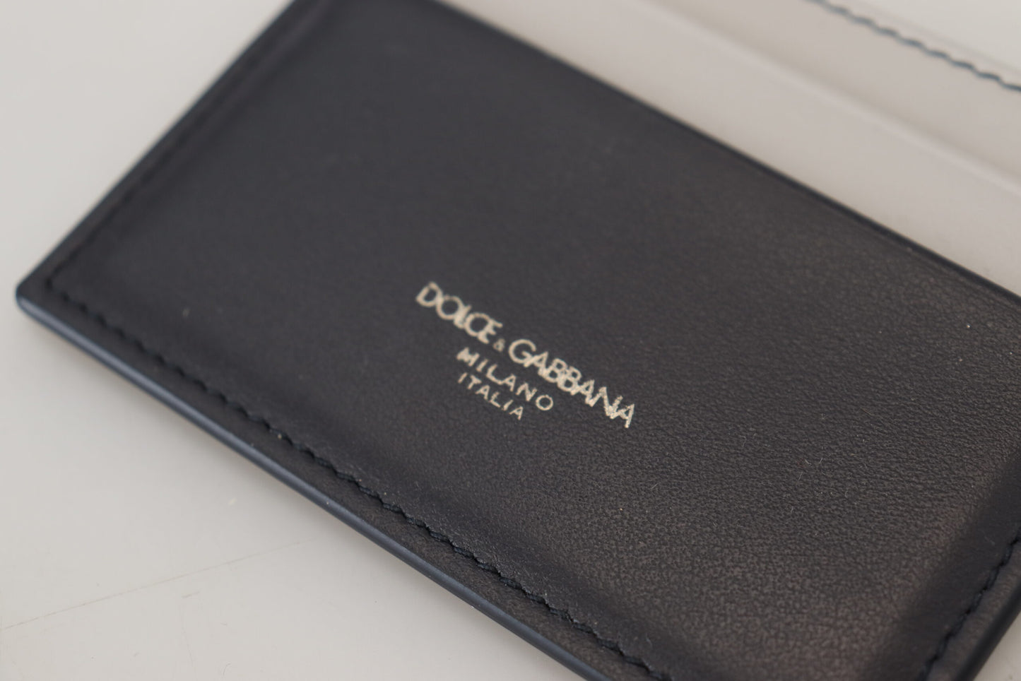 Elegant Two Tone Leather Cardholder