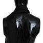 Elegant Black Silk Men's Scarf