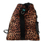 Chic Leopard Print Backpack for Stylish Ventures