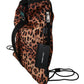 Chic Leopard Print Backpack for Stylish Ventures