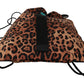 Chic Leopard Print Backpack for Stylish Ventures