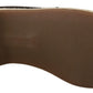 Brown Leather Perforated Men Loafers Shoes