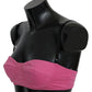 Elegant Pink Cotton Blend Bra