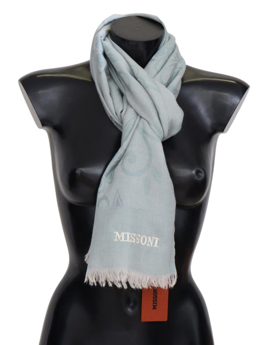 Elegant Cashmere Floral Scarf