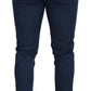 Elegant Blue Designer Trousers