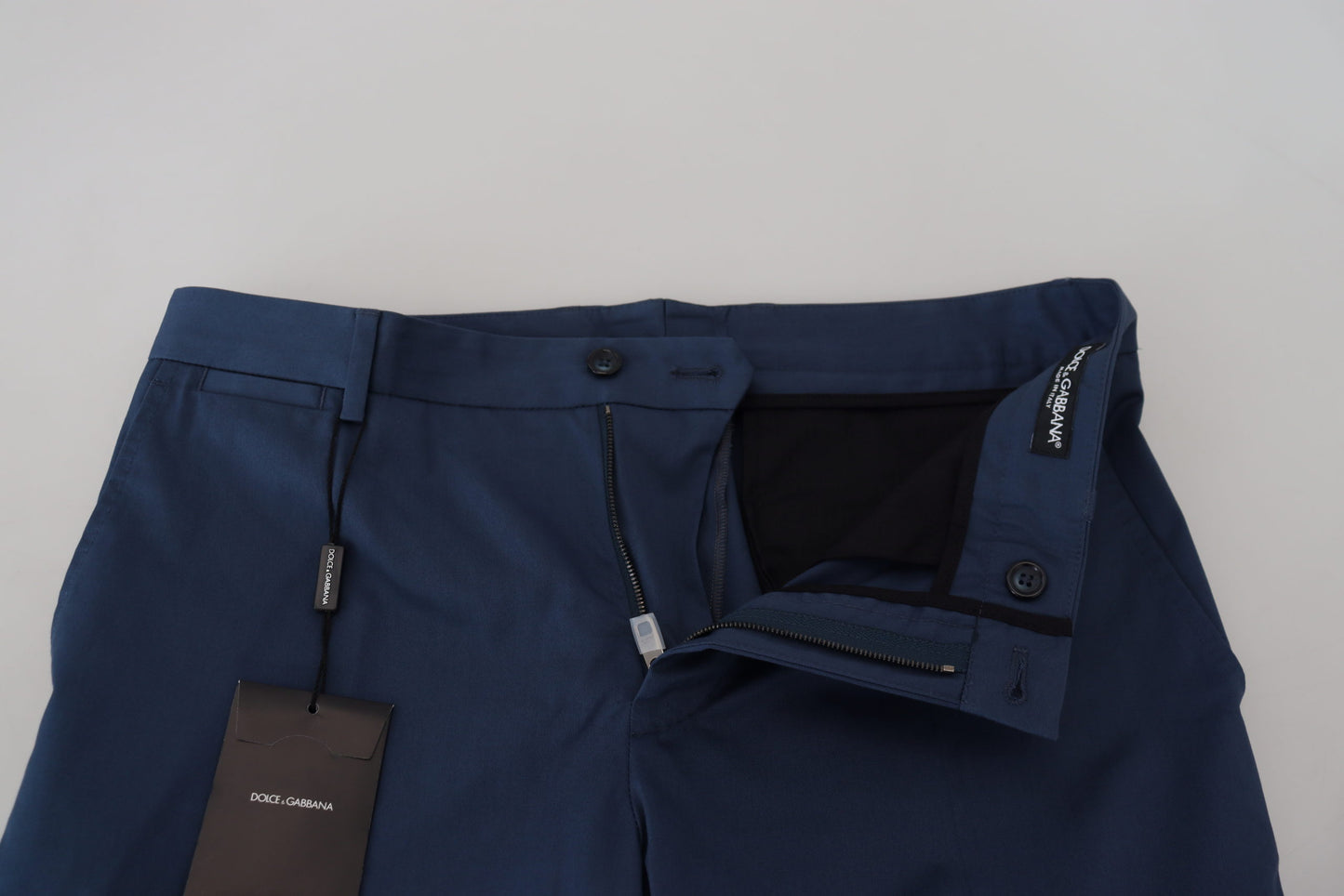 Elegant Blue Designer Trousers