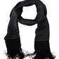 Elegant Silk Scarf with Baroque Patterns