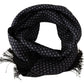 Elegant Silk Scarf with Baroque Patterns