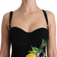 Sicilian Charm Sleeveless Bodycon Midi Dress