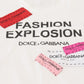 White Cotton Top Fashion Explosion T-shirt