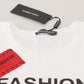 White Cotton Top Fashion Explosion T-shirt